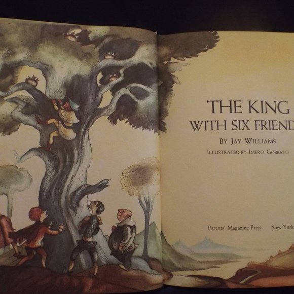Vintage 1968 The King with six friends Hardcover Book by Jay Williams - Picture 3 of 4